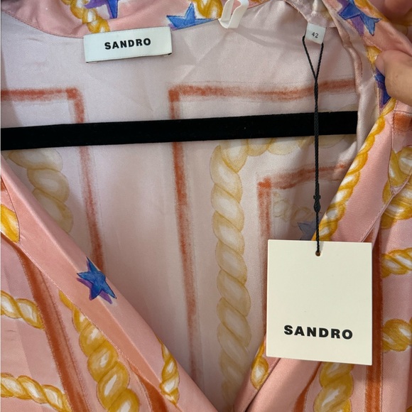 Sandro Alexiane Silk Dress - Picture 5 of 6